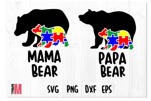 Autism Mama Bear and Papa Bear SVG: A Practical Design Review