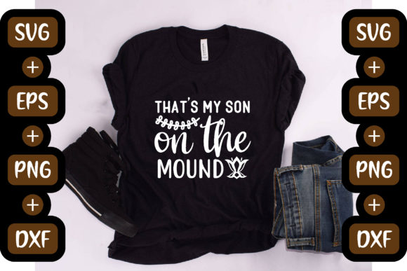 BASEBALL SVG DESIGN, That’s My Son on the Mound