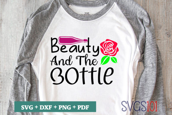 Beauty and the Bottle SVG Review for Real Projects
