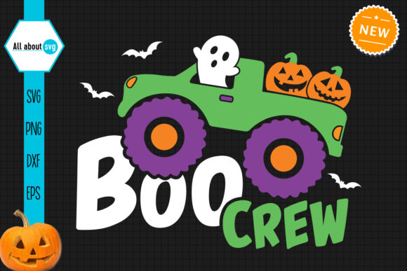 Boo Crew Svg, Halloween Truck Svg for Real-World Embroidery Projects