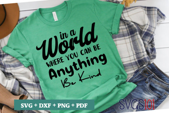 In a World Where You Can Be Antying SVG Review