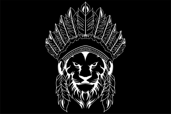 LION FACE SVG