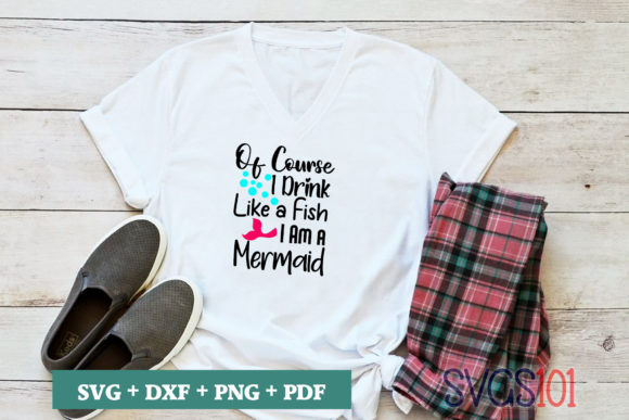 Of Course I Drink Like a Fish SVG