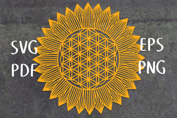 Sunflower of Life SVG Cut File Review for Real Embroidery Projects