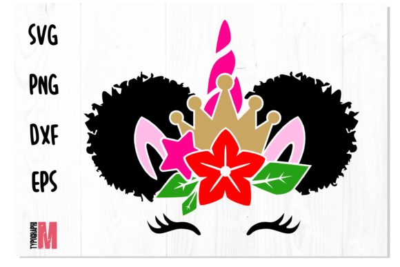 Unicorn Afro Puffs SVG: A Playful Design for Creative Embroidery Projects