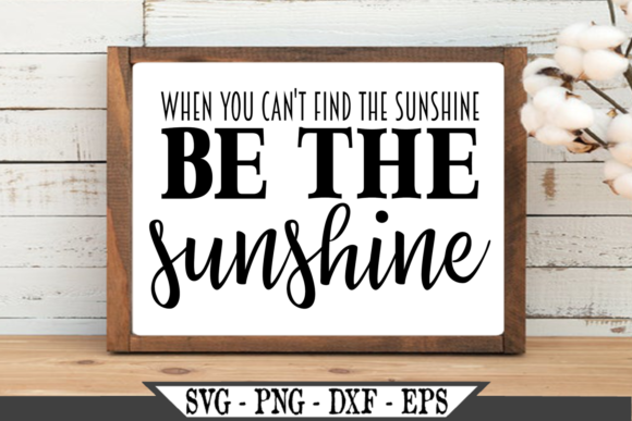 When You Can't Find the Sunshine SVG