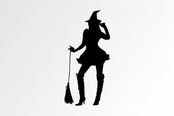 Witch Silhouette Svg Craft